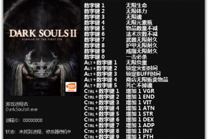 《黑暗之魂2:原罪学者》v1.01-v1.02二十五项修改器 免费无毒下载使用风灵月影版