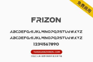 【Frizon】免费可商用字体下载