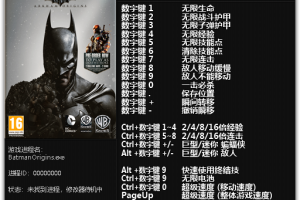 《蝙蝠侠:阿卡姆起源》v1.0-Update 5二十一项属性修改器 免费无毒下载使用风灵月影版