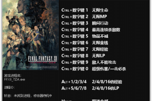 《最终幻想12: 黄道时代》 v10-v20180316十二项修改器 免费无毒下载使用风灵月影版