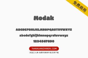 【Modak】免费可商用字体下载