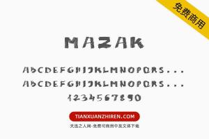 【mazak】免费可商用字体下载