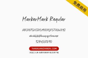 【MarkerMark Regular】免费可商用字体下载