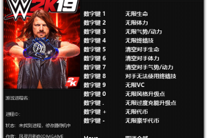 《WWE 2K19》 v1.0 十三项修改器免费无毒下载使用风灵月影版