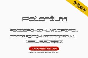 【Polonium】免费可商用字体下载