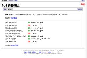 IPv6网络检测小工具-Test IPv6-IPv4链接运营商等在线测试