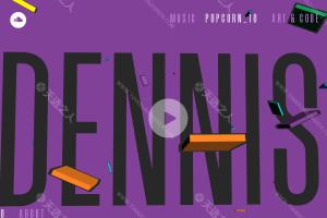 由代码生成的音乐视频-DENNIS-听觉的节奏感与视觉的打击感完美结合