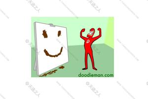 大便超人官网-Doodieman-该网站展示了大便超人的创作初衷及动态图片