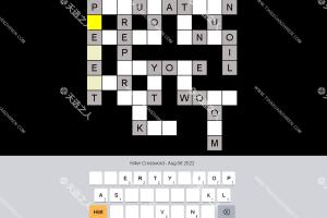 杀手填字游戏-Killer Crossword-英文的填字游戏网站,属实是有点考验功底