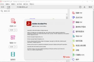 Adobe Acrobat Pro DC中文破解版 2022.3.20310 x64 绿色便携版