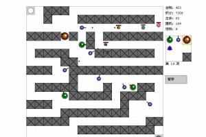 塔防超级精简版的网页塔防小游戏在线摸鱼神器我能玩一天