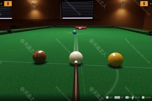 与AI对战斯诺克-PCOL SNOOKER-真实的物理效果精良的游戏画面