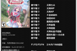 《露露亚的工作室》v1.0十二项修改器 免费无毒下载使用风灵月影版