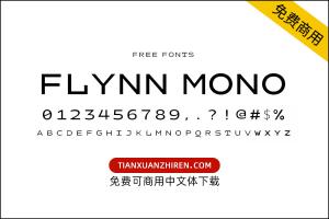 【Flynn Mono】免费可商用字体下载