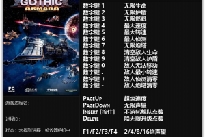 《哥特舰队:阿玛达》v7487-v1.4.8073c十八项修改器 免费无毒下载使用风灵月影版