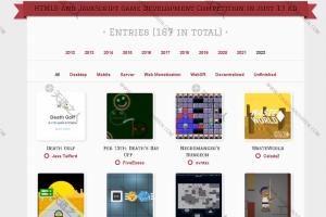 HTML5和JavaScript游戏开发编码竞赛仅需13kB js13kgames 13千字节