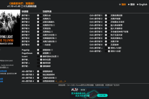 《消逝的光芒:加强版》v1.10-v1.49 二十九项修改器 免费无毒下载使用风灵月影版