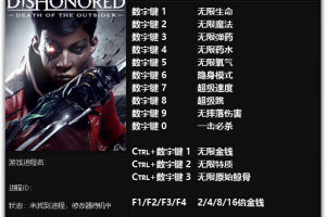 《耻辱:界外魔之死》v1.142十四项修改器 免费无毒下载使用风灵月影版