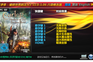 《伊多:破碎世界的主人》v1.0-1.06 六项修改器 免费无毒下载使用风灵月影版