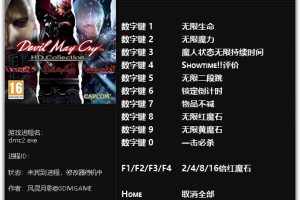 《鬼泣2:HD》v1.0十一项修改器 免费无毒下载使用风灵月影版