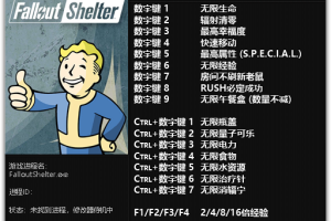 《辐射避难所》v1.6-v1.6.1十七项修改器 免费无毒下载使用风灵月影版