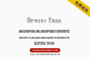 【Orbits Thin】免费可商用字体下载