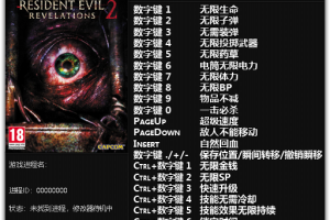 《生化危机:启示录2》v1.0-v5.00 二十项修改器 免费无毒下载使用风灵月影版