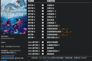 《深海迷航:冰点之下》v1.0-v20220919 十七项修改器免费无毒下载使用风灵月影版