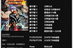 《超级龙珠英雄:世界任务》v1.0-v1.05 十一项修改器免费无毒下载使用风灵月影版