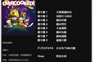 《煮糊了》v1.0 九项修改器免费无毒下载使用风灵月影版