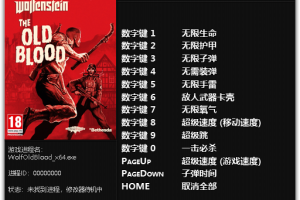 《德军总部:旧血液》 v1.0-Update1十二项修改器免费无毒下载使用风灵月影版